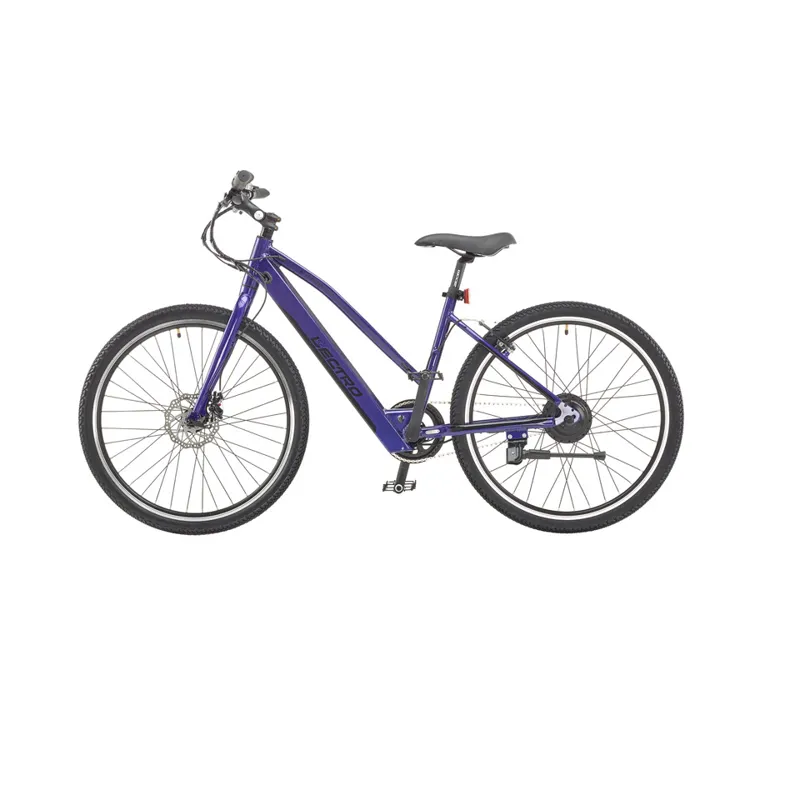 Lectro Adventurer 26 Inch Wheel Electric Bike Purple Single Gear -6